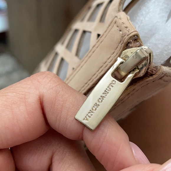 Vince Camuto Caged Peep Toe Over the Knee Boots - Picture 10 of 16